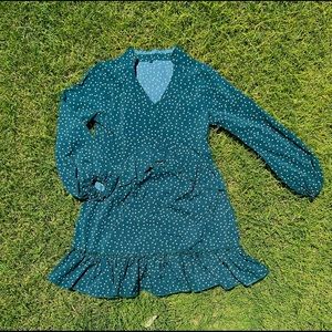 Cute Boho Green Dress